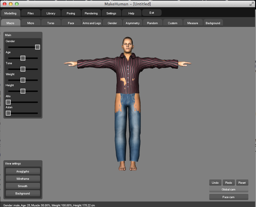 MakeHuman – free, open-source software for 3D-modelling of humans |  Computing for Psychologists